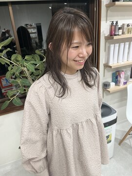 メロウ(mellow) イヤリングカラー×グレージュ