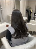 レイヤーカット×シアーグレージュ