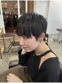 ショート/刈り上げショート/ウェットヘア