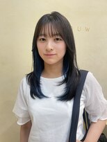 スニュウ(snuw)&nbsp;【snuw mina】インナーカラー/インナーブルー/レイヤーカット