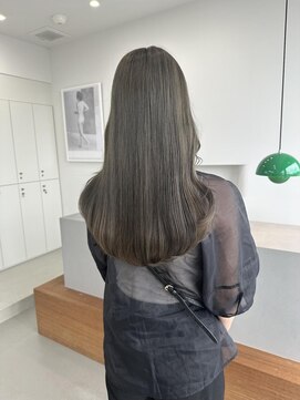 アム(am) オリーブベージュ/ブリーチ1回