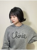 レディースレイヤーボブスタイル外はね