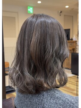 シエル エマージュ 松戸(CIEL Emerge) 【くびれボブ×透明感グレージュ】