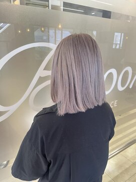 ヘアースペースブルーム ヒーロー 園田店(HAIR SPACE BLOOM hero) 【ケアブリーチ】ミルクティーベージュ