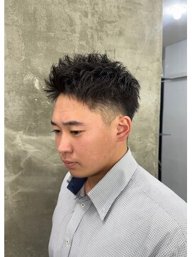 メンズサロン キング 梅田店(Men’s salon K!ng) 波巻きツイストスパイラルパーマ/フェザーパーマ/眉毛/メンズ