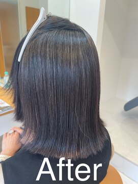 スリーク(SLEEK) SLEEK式髪質改善【縮毛矯正】　アフター内側