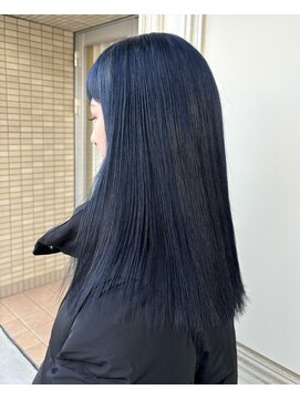 グラスペディア(graspedia) ブラックブルー【広島髪質改善】【広島派手髪】