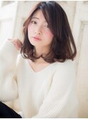mod's姪浜/グレーベージュアッシュ大人美人ワンカールボブディi