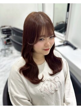 ベレーザシェルト(Beleza scelto) 13880暗髪ダブルカラー&ブリーチなしレイヤーオリーブカラー