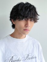 ツーダブル 豊中店(WW..)&nbsp;ツイストスパイラルパーマ波巻きスパイラル刈り上げマッシュ