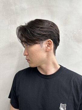 ニコ トウキョウ ヨコハマ(nico) メンズカットセンターパートニュアンスパーマ