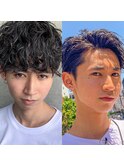 2way スパイラルパーマ　マッシュショート