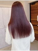 グレージュ切りっぱなしボブ前髪ありミニボブミルクティベージュ