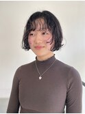 【上條実織】くせ毛を活かした◎ショートボブ