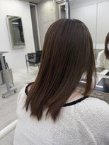 ディジョン(Dijon)&nbsp;韓国顔まわりレイヤーカットグレージュオリーブベージュブラウン