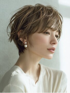 アルトリスト(Altruist Aging×HAIR&SPA) ☆イメチェンピンクベージュアンブレラカラー前髪クールショート