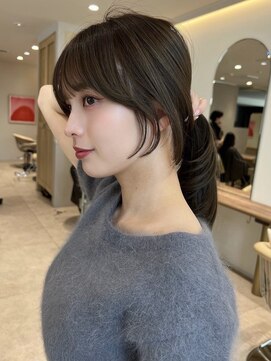 ジーナ 福岡天神(Zina) 髪質改善＊ダークアッシュミディ＊美髪【Zina天神】