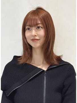 ザックラフィネ(ZACC raffine) コーラルオレンジ/アプリコットオレンジ/ブリーチなし