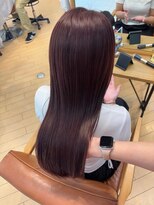 ユニ バイ マグ 長野店(Uni.by Mag) "ピンクカラー" 透明感ブリーチなしピンク