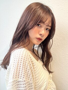 カバーヘア ブリス 戸田公園西口店(COVER HAIR bliss) ゆるふわロングレイヤー/ココアブラウン/ラベンダーp戸田公園