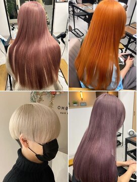 オモチャ(OMOCHA) 鮮やかに彩る！特別なヘアカラーで魅力アップ