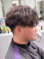 ヨリ サッポロ 札幌大通(yori SAPPORO) ニュアンスパーマ/センターパート/韓国マッシュ/ダークアッシュ