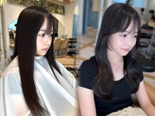 ゛第１印象が決まる！゛【小顔カットのテクニック】小顔エキスパートが可愛゛を引き出します/髪質改善/韓国
