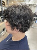 【中目黒】マッシュショートパーマと白髪ぼかしカラー♪