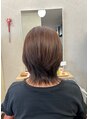 マルクヘアケア(MALQ HAIR CARE)&nbsp;丸みとくびれで大人っぽく、カラーは白髪ボカシで透明感