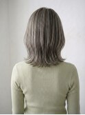 ミディアム×シフォンベージュ× レイヤー1