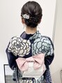 オウン(AUN)&nbsp;お祭り花火大会のヘアセット浴衣のお着付お電話で受付中です