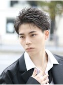 短髪フェザーショートメンズベリーショート刈り上げツーブロック