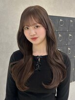 ザザ シンジュク(ZA/ZA shinjuku)&nbsp;韓国風くびれヘア＋透明感カラー