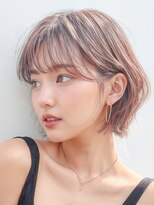 A BY WHO心斎橋店【エーバイフー】【10月31日OPEN（予定）】&nbsp;透明感カラー＋ショートカット/髪質改善/ヘッドスパ