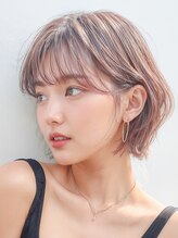 A BY WHO心斎橋店【エーバイフー】【10月31日OPEN（予定）】&nbsp;透明感カラー＋ショートカット/髪質改善/ヘッドスパ