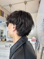 ヘアー アレス(hair ales)&nbsp;ニュアンスパーマ/大人ショート刈り上げないショート