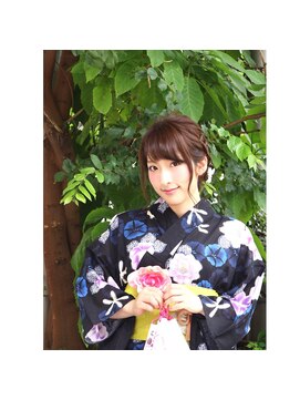 アーチフォーヘアー(a rch for hair) a-rch for hair浴衣 ヘアセット♪♪