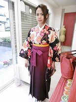 デザインヘアーピアジェ 八木店(DESIGN HAIR PIAGET)&nbsp;この季節ならでは袴着付け☆キレイ・可愛い☆