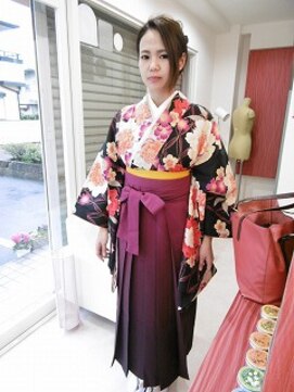 デザインヘアーピアジェ 八木店(DESIGN HAIR PIAGET) この季節ならでは袴着付け☆キレイ・可愛い☆