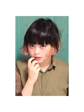 ハンモックヘアーサロン ココナ(Hammock Hair Salon COCONA) おしゃれカラーで個性的なボブ☆カラーなしも可愛い☆