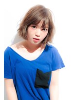 エイミーバイアフロートザガーデン 浦和店(amie by afloat the garden)&nbsp;プラチナアッシュ×愛されノームコアミディ【浦和】