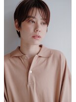 ヘアーアンドメイク シーク 八王子(HAIR&MAKE SeeK) ショートヘア シースルーバング ハンサムショート