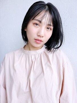 アルバム 渋谷パルコ(ALBUM) 愛され小顔ボブ_耳かけウェーブパーマフォギーベージュ_27390