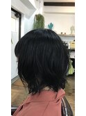 パーマ風ボブ