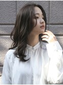 【SALON&】大人かわいいブランジュ、センターパート