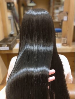 ラクヘアー 六本松店(rak hair)の写真/【くせ毛うねりが気になる方】トリコになること間違いなし◎今までとは違う当店オリジナル美髪ストレート 