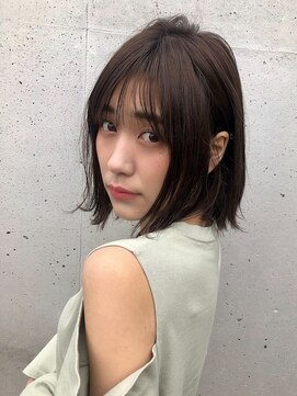 ユアーズヘア 日吉店(youres hair) ミニボブ パッツンボブ グラデーションボブ 小顔カット