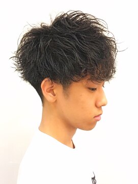 銀座マツナガ 浅草店 ツイストスパイラルパーマ/ツーブロックアップバングマッシュ