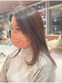 ★岡田有加★20代30代/ナチュラルインナーカラー×ミディアム