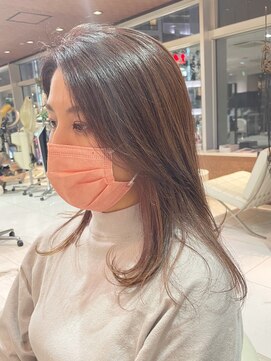 エアー 銀座(air) ★岡田有加★20代30代/ナチュラルインナーカラー×ミディアム